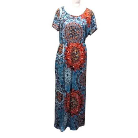 Coeur De Vague Medallion Pocket Maxi Dress NWT - Picture 2 of 9